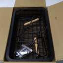 ANTOPY 3 Tier Fruit Basket with 2 Banana Hangers, Countertop Fruit Vegetable Basket Bowl for Kitchen Counter Metal Mesh Basket Fruits Stand Produce Holder Organizer for Onion Potato Bread Snack Veggie