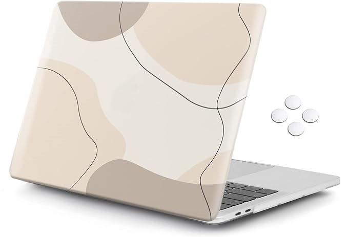 iCasso for MacBook Pro 13 Inch Case 2023, 2022, 2021-2016, M2/ A2338/ M1/ A2251/ A2289/ A2159/ A1989/ A1708/ A1706, Matte Hard Shell Case & Keyboard Cover & Screen Protector for Mac Pro 13, Art Modern Brown iCasso for MacBook Pro 13 Inch Case 2023, 2022, 2021-2016, M2/ A2338/ M1/ A2251/ A2289/ A2159/ A1989/ A1708/ A1706, Matte Hard Shell Case & Keyboard Cover & Screen Protector for Mac Pro 13, Art Modern Brown