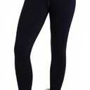 Sunzel Leggings for Women Tummy Control Compression Workout High Waisted Yoga Pants with Back Pockets (Black, XS)