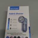 BEAUTURAL Fabric Shaver and Lint Remover, Sweater Defuzzer with 2Speeds, 2 Replaceable Stainless Steel Blades, Battery Operated, Remove Clothes Fuzz, Lint Balls, Pills, Bobbles Gray