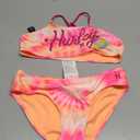 Hurley Girls' Girls' Bikini 2-piece Swim Suit ( 12/14), Hyper Pink
