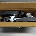 Nefish Furniture Dolly Adjustable Mini Fridge Stand with Wheels Washing Machine Stand Mobile Roller with 4 Locking Swivel Wheel Universal Mobile Base Moving Cart for Dryer Refrigerator (Black)