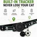 GPS Collar for Cats,Pet Tracker (Android Only) Smart tag,Waterproof Compatible with Google Find My,No Monthly Fee,Advanced Tracking Solution Smart Collar for Pet Safety Ideal Small Large Cats