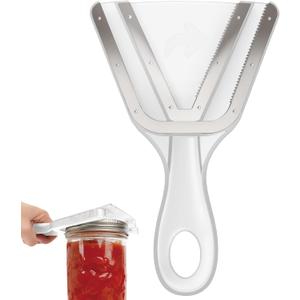 Jar Opener for Weak Hands & Seniors with Arthritis Easy Twist-Off Lid & Bottle Opener Ergonomic Non-Slip Handle, Unique Kitchen Gadget & Ideal Christmas Gift for Elderly, Women & Men (Transparent)