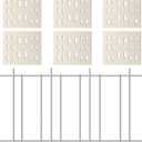 Criditpid Grill Replacement Parts for Members Mark Y0101XC, Radiant Flame Tamer Heat Plates & P01722001B Members Mark Flame Tamer Rack for Grand Hall Y0660 Gas Grill.