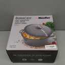 Mueller 6 Quart Enameled Cast Iron Dutch Oven, Heavy-Duty Casserole and Braiser Pan with Lid and Knob, Safe for All Cooktops