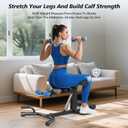 3 Colors Deep Squat Machine for Women, Adjustable Glutes Trainer Machine, Core & Abs for Low Impact Lower Body Workouts, Easy to Assemble Home Gym Push-Up Exercises, 350Lbs Weight Capacity