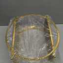 Perfume Organizer for Dresser, 2 Tier Bathroom Counter Organizers and Storage, Gold Makeup Organizer for Vanity, Bathroom Accessories & Decor, Skincare Perfume Trays Cosmetic Display Holder