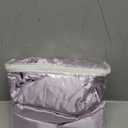 CozyLux Satin Sheets Queen Size Bed Set - 4 Piece Silky Queen Sheet Set, Luxury Taro Purple Queen Sheets with Smooth and Soft Microfiber, Includes 1 Fitted Sheet, 1 Flat Sheet and 2 Pillowcases