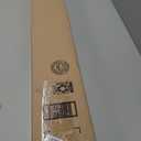 Ivilon Drapery Window Curtain Rod - End Cap Style Design 1 Inch Pole. 48 to 86 Inch Color Black