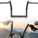 1-1/4 inch Fat Meathook Monkey Bagger 10" Rise Ape Hanger Handlebar for 2015-2023 Road Glide & Road Glide Special & Road Glide Ultra（Black）