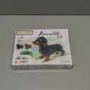 Bits and Pieces - Dachshund 3-D Block Puzzle - Dog Breed Building Blocks - 898 Piece Construction Model Set