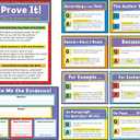 Carson Dellosa Evidence-Based Reading and Writing Bulletin Board Set (110290), 17" x 24", 17" x 12", Multicolor