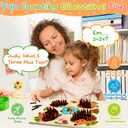 Hedgehog Game Montessori Toys for 3+ Year Old Toddlers,Baby Fine Motor Skill Wooden Toys,Early Education Counting Matching Game Toys,Hedgehog Board Game for Kids Birthday
