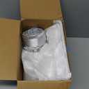 FEITON Square Bathroom Exhaust Fan with LED Light, 110 CFM 30W 4 Inch Duct, 110-220V 1.0 Sones Quiet Bathroom Ventilation Fan Light Combo Ceiling Mount