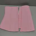 Women's Waist Trainer Corset with Zipper Sweat Waist Trimmer for Women Workout Belt Corset Shapewear  XS, Pink