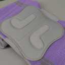 Back Brace for Lower Back Pain Women with 9X Support System, Ergonomic Lumbar Support for Pain Relief, Breathable Mesh Design with 3D Silicone Pad for Sciatica,Purple Size XL (Waist: 45.3"-51.2")