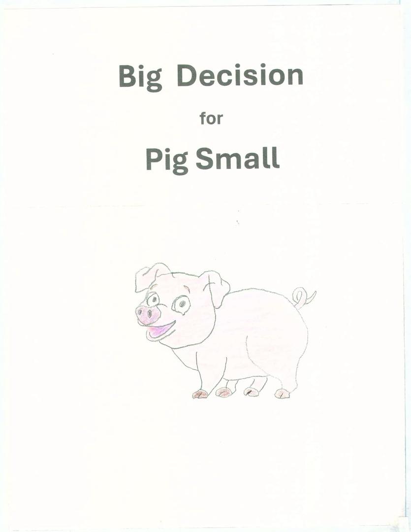 Big Decision for Pig Small