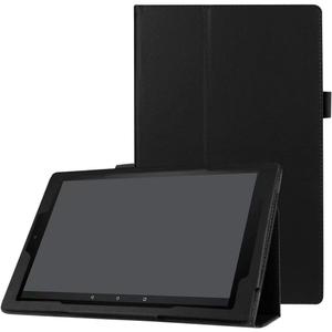 for Amazon All-New Kindle Fire HD10 7th 9th Generation Smart Cover, Ultra Slim Folio Stand Auto Sleep/Wake Up Leather Case for All New Fire HD 10 (2017 2019 Release) 10.1 inch (Black)