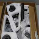 SMARTSTANDARD 6.8 FT Heavy Duty Sturdy Sliding Barn Door Hardware Kit, Black, (Whole Set Includes 1x Pull Handle Set & 1x Floor Guide) Fit 36"-40" Wide Door Panel (I Shape Hanger) : Tools & Home Improvement