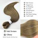 Boho Braiding Hair Ash Brown Pre Stretched Curly Boho Deep Wave Braids Hypoallergenic Non Toxic Braiding Synthetic Knotless