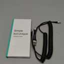 USB C Cable Fast Charging, 2Pack 3ft Coiled USB A to Type C Charge Cord for Car, USB-C Charging Cable Compatible with iPhone 17/16/15/Samsung Galaxy S20 S10 S9 S8 Plus Note 10 and More USB C Devices (Silver)