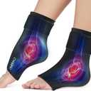 iTHERAU Ankle Ice Pack Wrap 2 Pack, Reusable Gel Hot & Cold Therapy for Foot & Heel Injuries | Achilles Tendonitis, Plantar Fasciitis, Swelling, Sprained, Pain Relief