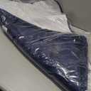 LOCHAS Bathroom Rug Set Navy, Soft Bath Rug Set 2 Piece, Toilet Mat U-Shaped 20x20 and 34x20 Bath Rugs, Quickly Dry Mats for Bathroom, Tub, Washable, Super Absorbent Floor Mat