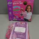 Toddler Play Purse for Kids with Accessories, Toys for Girls with Pretend Makeup, Keys, Smartphone, Dress Up Toy Purse for Toddlers and Kids - Birthday Gift for Little Toddler Girls Ages 3 4 5 6, Pink