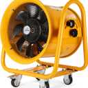 iLiving Utility High Velocity Blower, Fume Extractor, Portable Exhaust and Ventilator Fan (Utility 16")