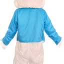 Easter Party Rabbit Costume Bunny Costume Plush Halloween Animal Mascot Costume (White)