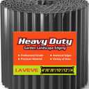 LAVEVE Corrugated Metal Garden Edging 6" x 20Ft, Landscape Edging Border for Lawn, Flower Bed, Garden Fence, Paver Edging (Graphite)