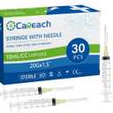 30 Packs 10mL Syringe with Needle 20 Gauge 1.5inch, Scientific Labs, Measuring and Refilling Inks