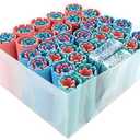 100 Pcs Perm Rods Set for Short & Long Hair, Large Curlers & Rollers for Women and Men, Cold Wave Curling Kit Permanent Bar with Multiple Sizes, Hairdressing Tools for Home Curly, Fluffy, Wavy Style