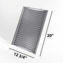 MixRBBQ 20 Inchs Ash Pan with 2pcs Fire Grate Hanger for Chargriller 5050, 5072, 5650, 2123 2223 2823 Charcoal Grills, 200157 Grill Tray Replacement for Chargriller, Stainless Steel Drip Pan