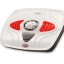 Homedics Vibration Foot Massager – Heated Portable Foot Massager Machine, Soothing Heat with Multi-Point Sensations and Toe-Touch Control