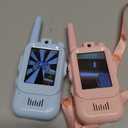 BlueFire Kids Walkie Talkies with Video  Screen Display Toy Radios with Voice Effects, One-on-One Pairing, Long Range  Birthday Toys Gifts for Boys & Girls Ages 312 (Pink+Blue)