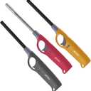 Multipurpose Refillable Torch Lighter Value Pack with Visible Fuel Tank Without Butane Fuel (Windproof& Nomal& Flexible)