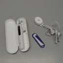 Oral-B iO Deep Clean + Whiten Rechargeable Electric Toothbrush with Visible Pressure Sensor, 2 Minute Timer, 5 Cleaning Settings, 1 iO5 Limited, 3 Toothbrush Heads, Travel Case & Refill Holder, Black