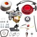 Ruma Adjustable Carburetor Recoil Starter Assembly Tune up kit for Honda GX120 GX160 GX200 4HP 5.5HP 6.5HP Engine