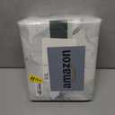 Daite King Size Duvet Cover Set, White/Green Flower Pattern