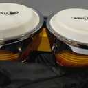 Bongo Drums 6.5” and 7.5”, Birch Percussion Instrument Bongos for Adults Beginners,Buffalo Hand Drum with Carry Bag and Tuning Wrench for Education and Practice.