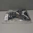 Amazon Essentials Women's Cap Sleeve Boat-Neck Faux Wrap Dress (Medium, Black Ditsy Floral)