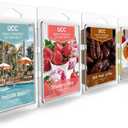 UCC Wax Melts with Strong Fragrance, Long Lasting Premium Plant Based Natural Soy Scented Melts Cubes, Wax Melts Tarts, Colored Wax Melt - 4 Pack