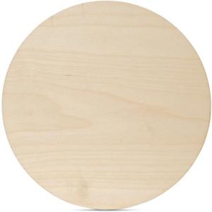 Wood Circles 16 inch, 1/8 Inch Thick, Birch Plywood Discs, Pack of 1 Unfinished Wood Circles for Crafts, Wood Rounds by Woodpeckers