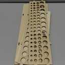 Brush Holder Paintbrush Holder 67 Holes Paint Brush Holders and Organizers Wall Mount Or Freestanding Desk Organizer Stand Holder For Pencils, Pens Stationary Supplies For Men Women