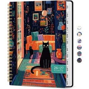 Academic Planner 2026-2027, Monthly & Weekly Jul 2026-Jun 2027 Planner