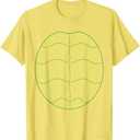 Funny Halloween Animal Belly Turtle Shell Costume Family T-Shirt L (Lemon Yellow)