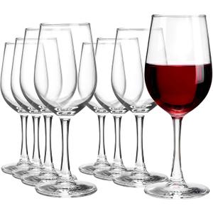 UMI UMIZILI Wine Glasses Set of 8, 12 Ounce Wine Glasses for white or red wine, All Purposed Wine Glass for Any Occasions