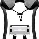 U Pillow Neck Phone Holder for Recording, Neck Pillow Lazy Phone Bracket, 360Rotation Universal Mobile Phone Tablet Stand for Home,Travel, Outdoor (Blue)